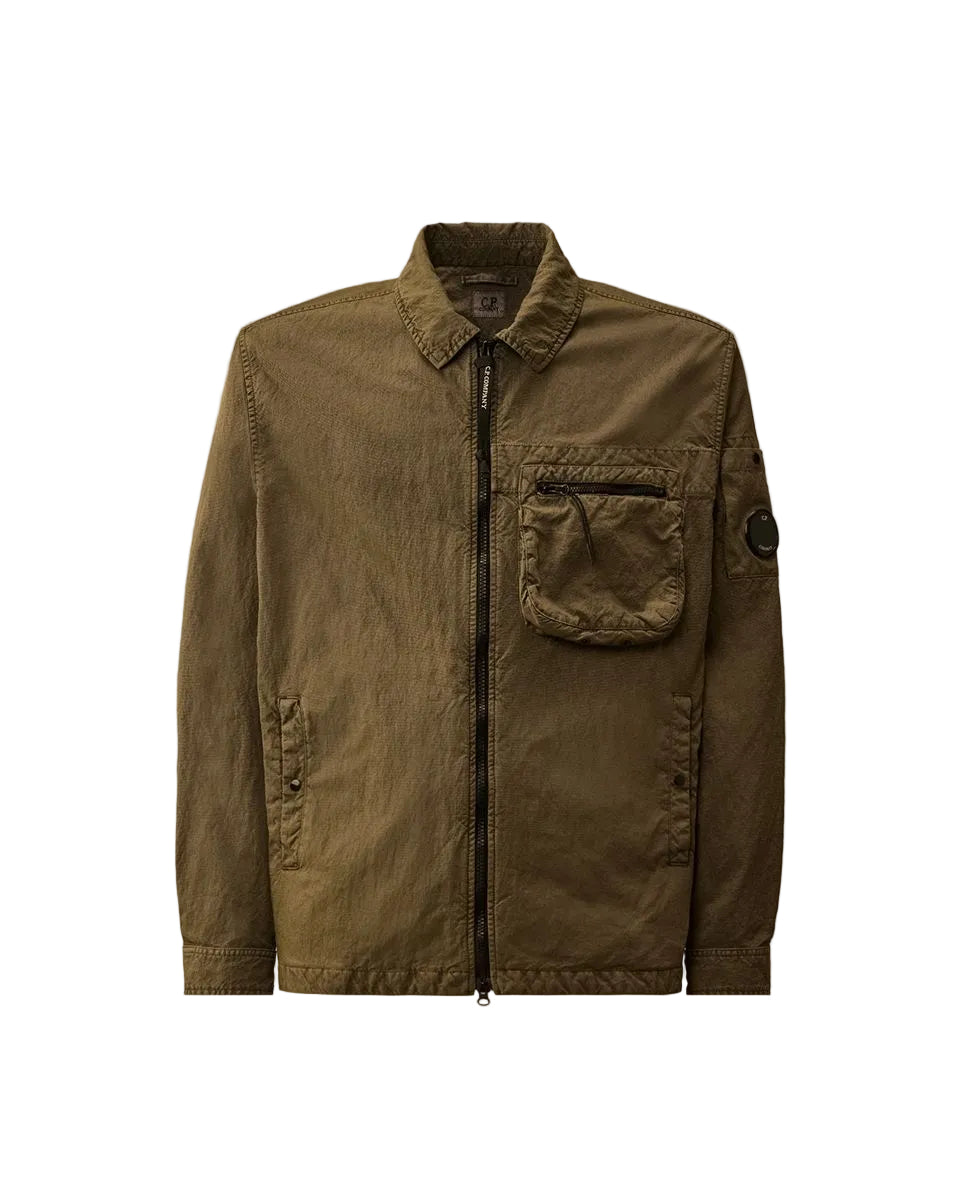 Panama-r zipped lens overshirt-C.P. COMPANY-304798-S-Verso