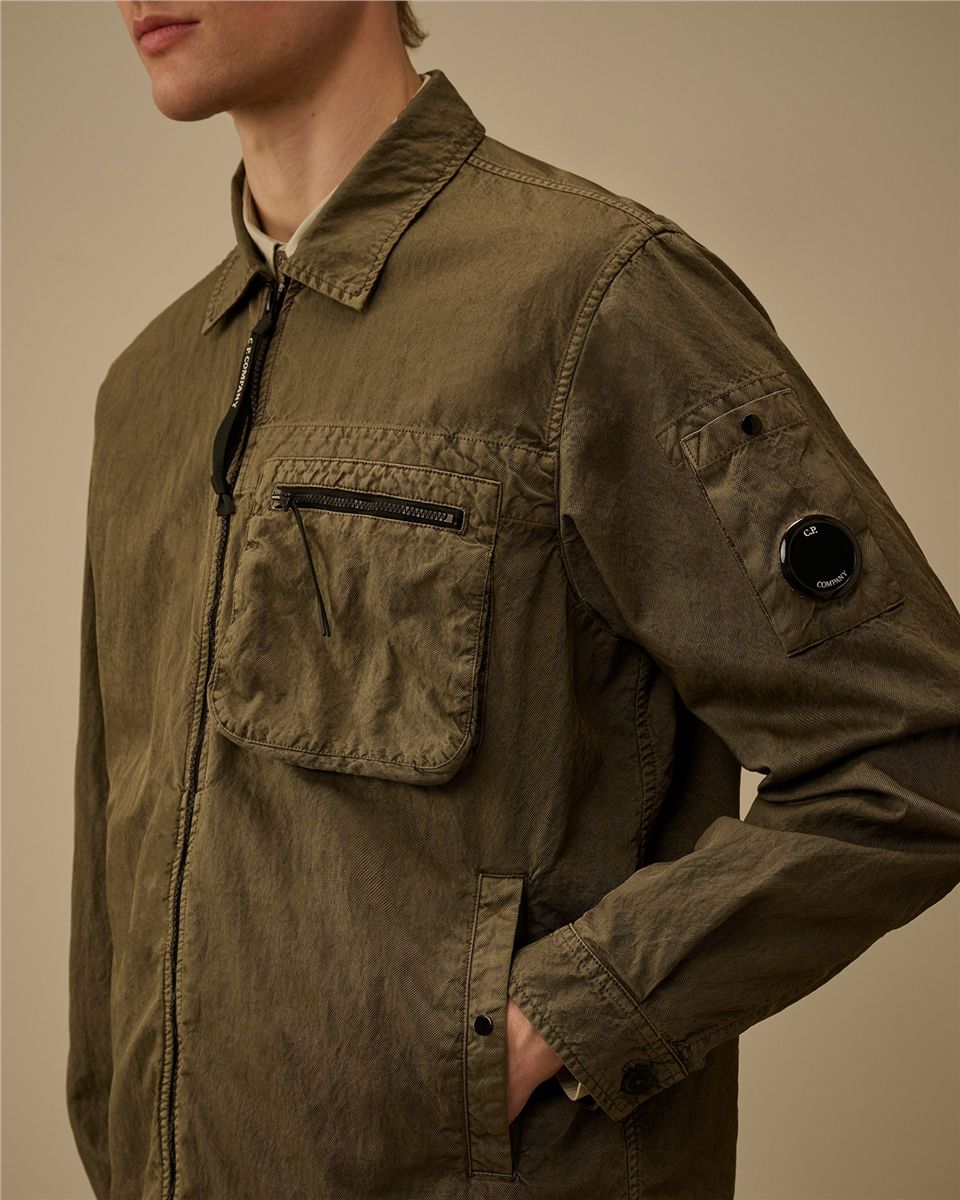 Panama-r zipped lens overshirt-C.P. COMPANY-Verso