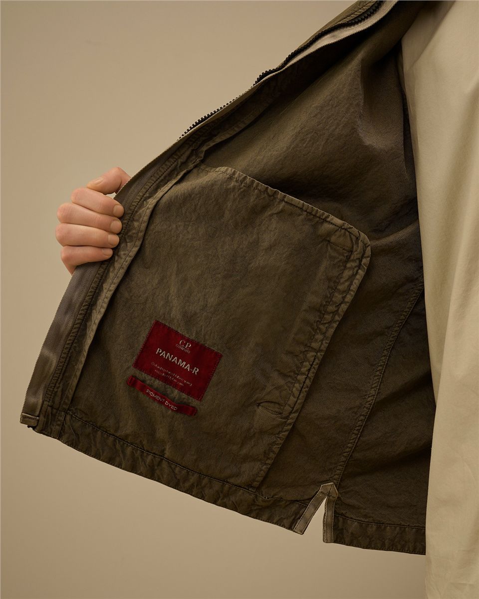 Panama-r zipped lens overshirt-C.P. COMPANY-Verso