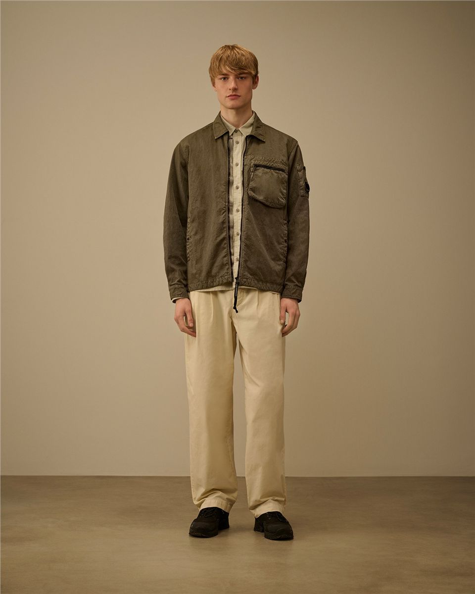 Panama-r zipped lens overshirt-C.P. COMPANY-Verso