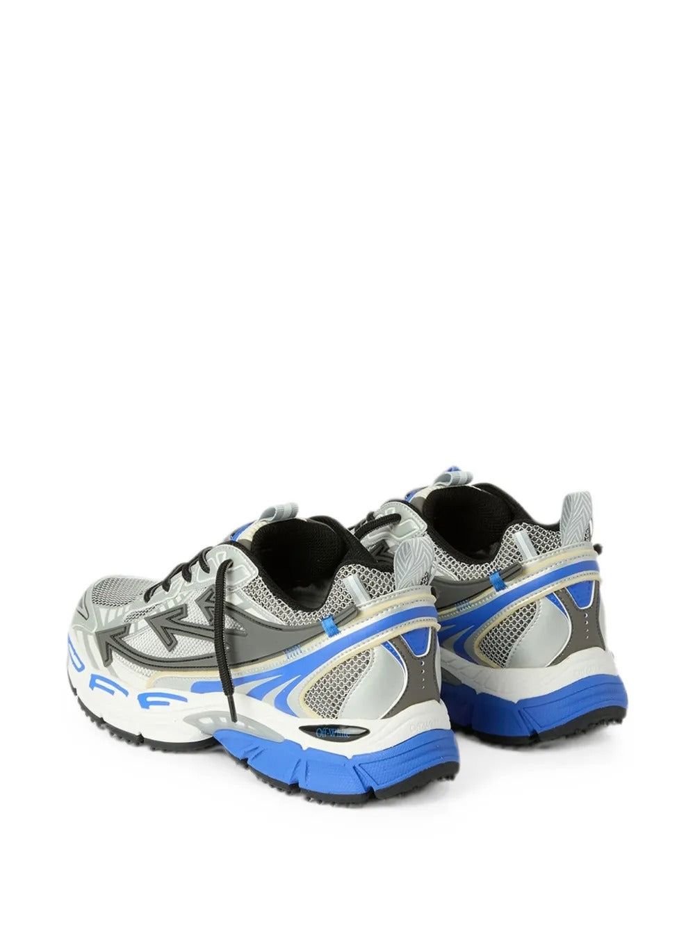 Panelled lace-up sneakers-OFF-WHITE-Verso