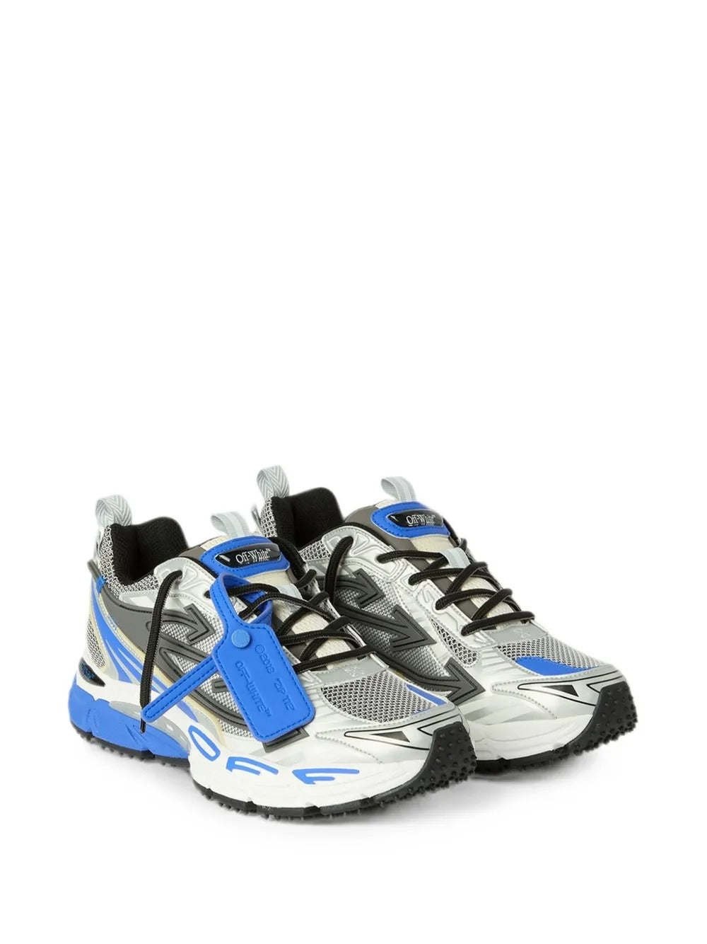 Panelled lace-up sneakers-OFF-WHITE-Verso