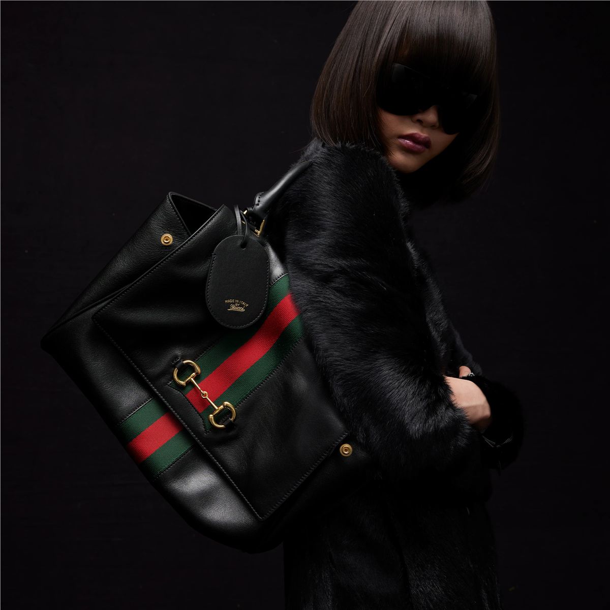 Paparazzo medium top handle bag-GUCCI-Verso