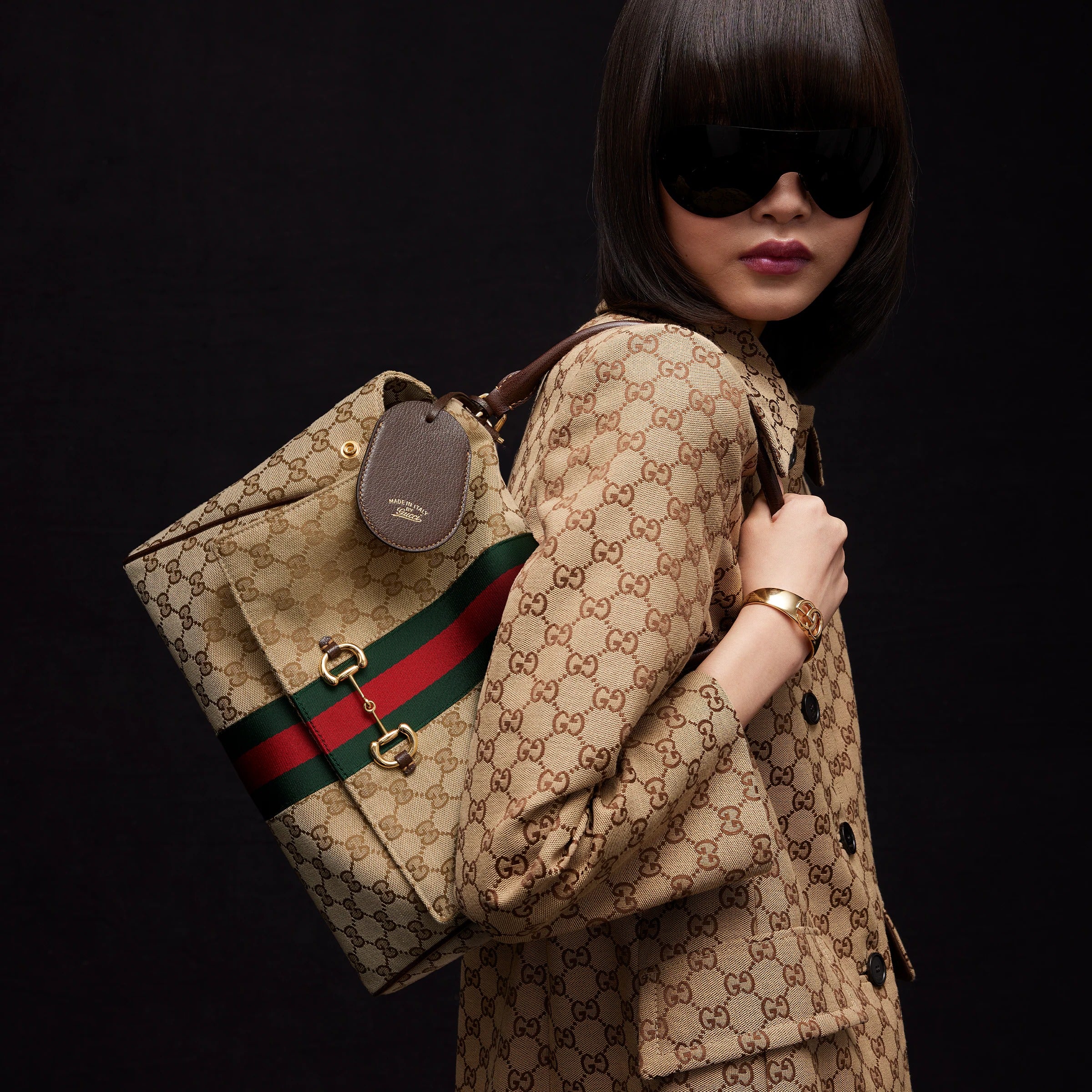Paparazzo medium top handle bag-GUCCI-Verso