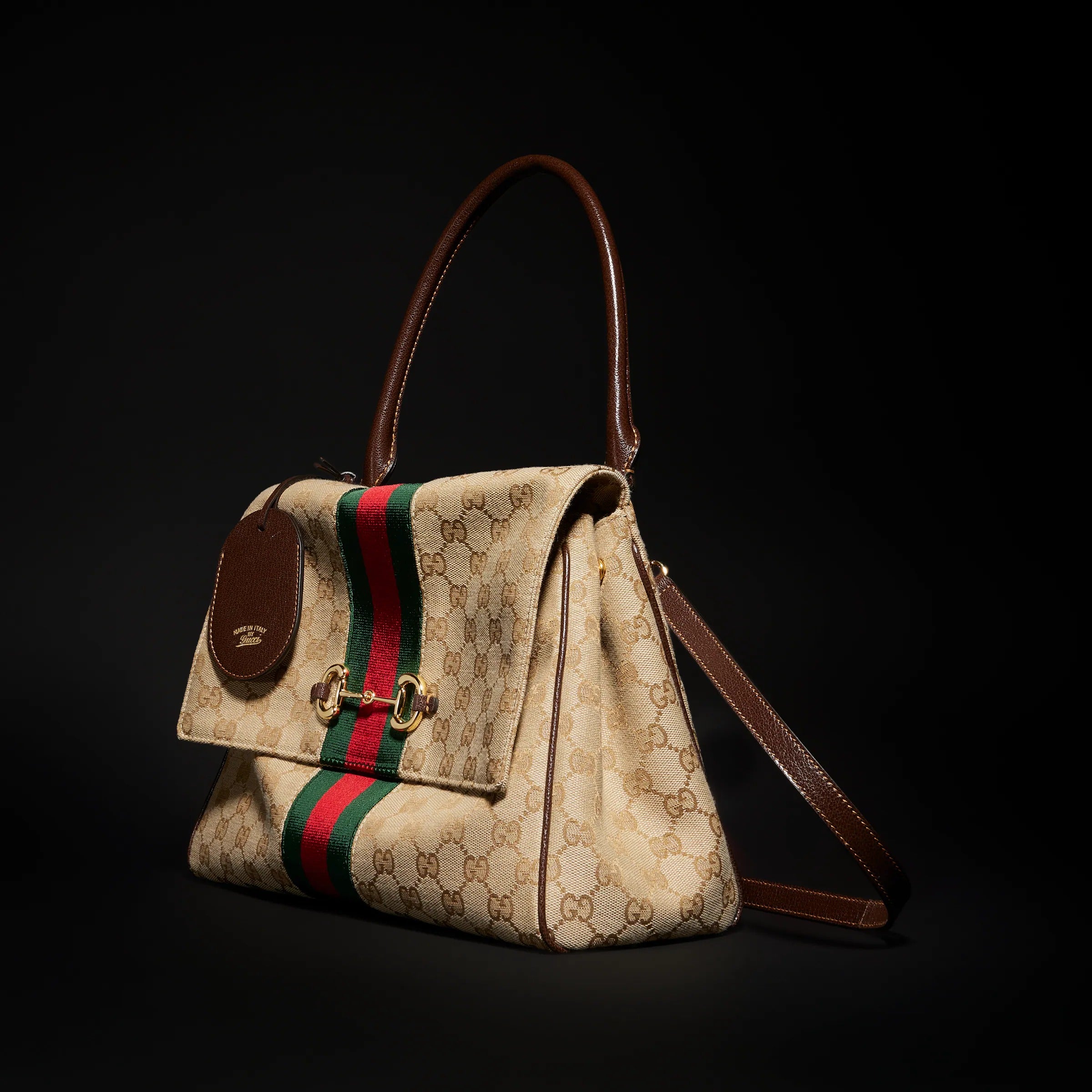 Paparazzo medium top handle bag-GUCCI-Verso