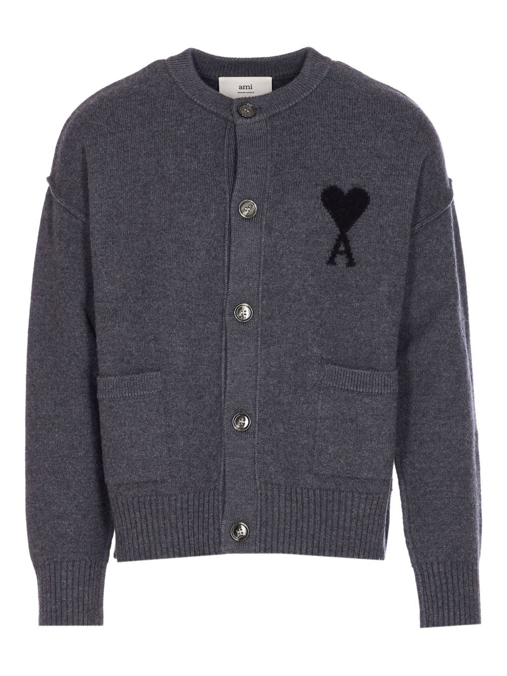 Paris ami de coeur button-up cardigan-AMI-Verso