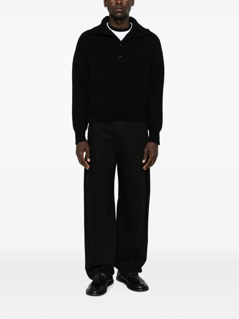 Paris button-up sweater-AMI-Verso