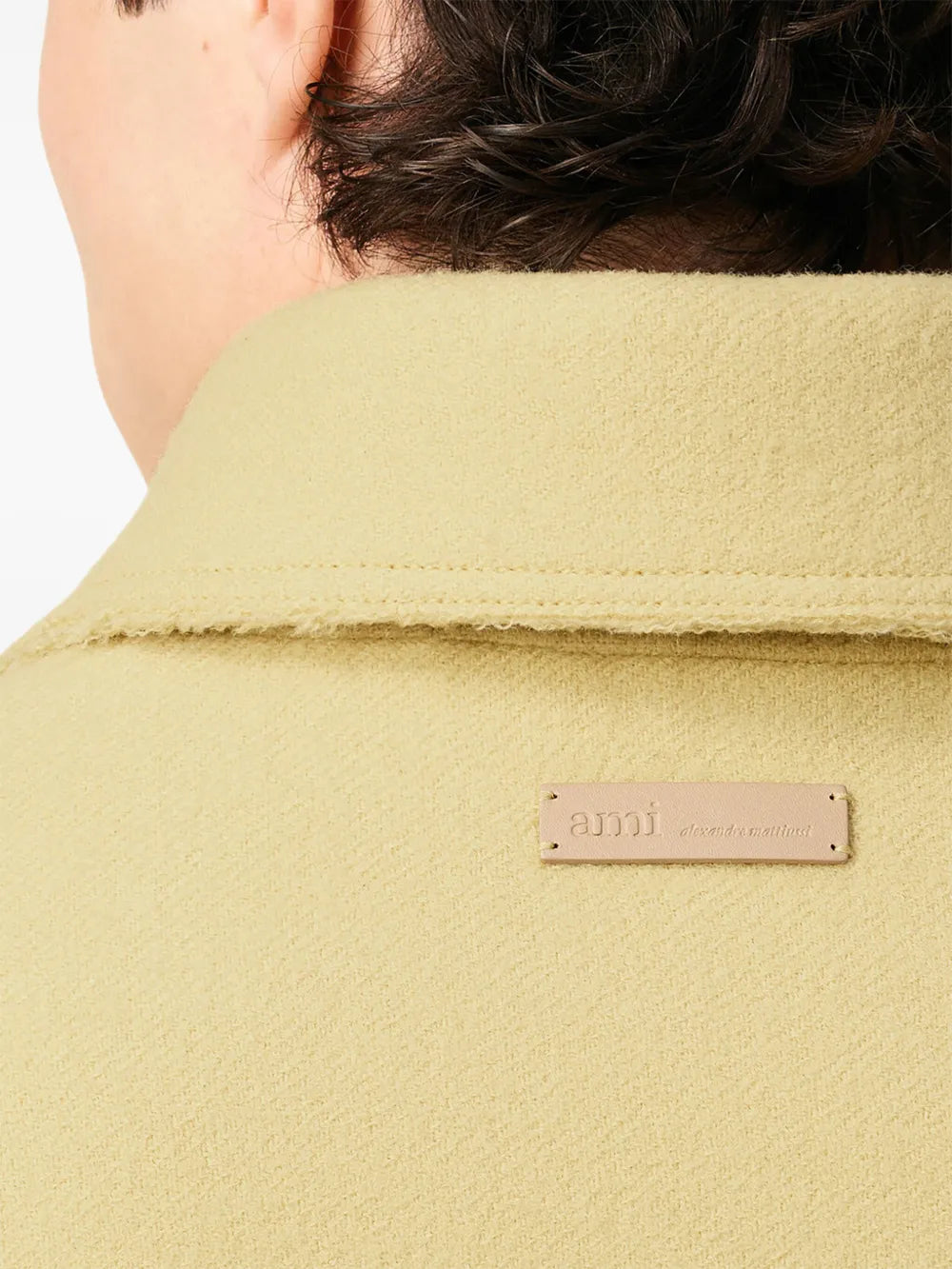 Paris Button-up Wool Jacket-AMI-Verso