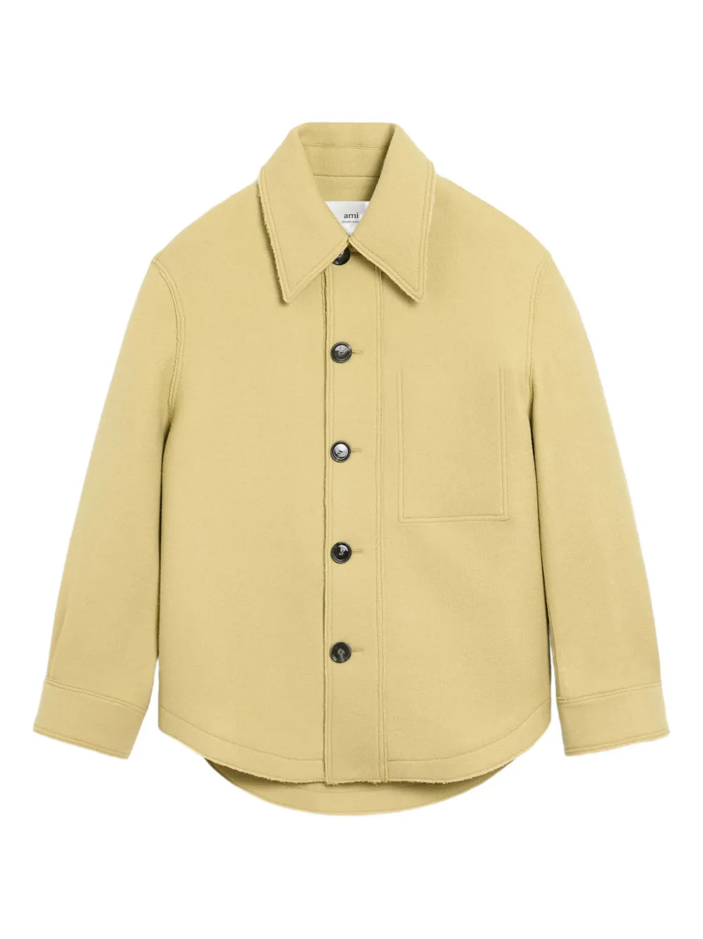 Paris Button-up Wool Jacket-AMI-Verso