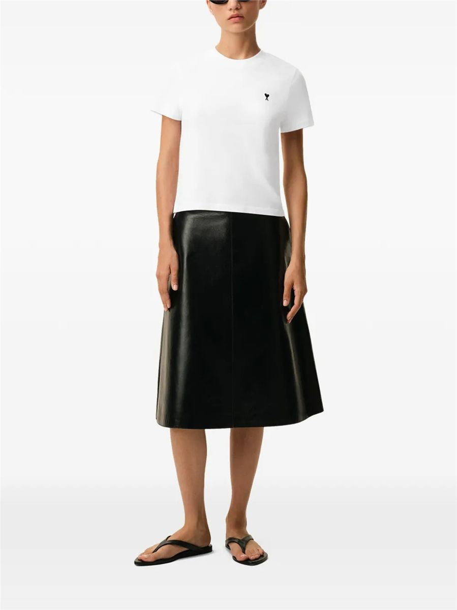 Paris coeur embroidered t-shirt-AMI-Verso