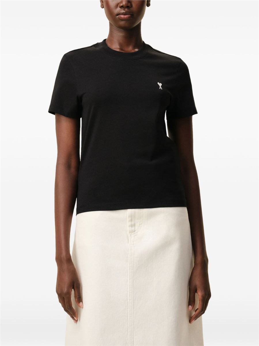 Paris coeur embroidered t-shirt-AMI-Verso
