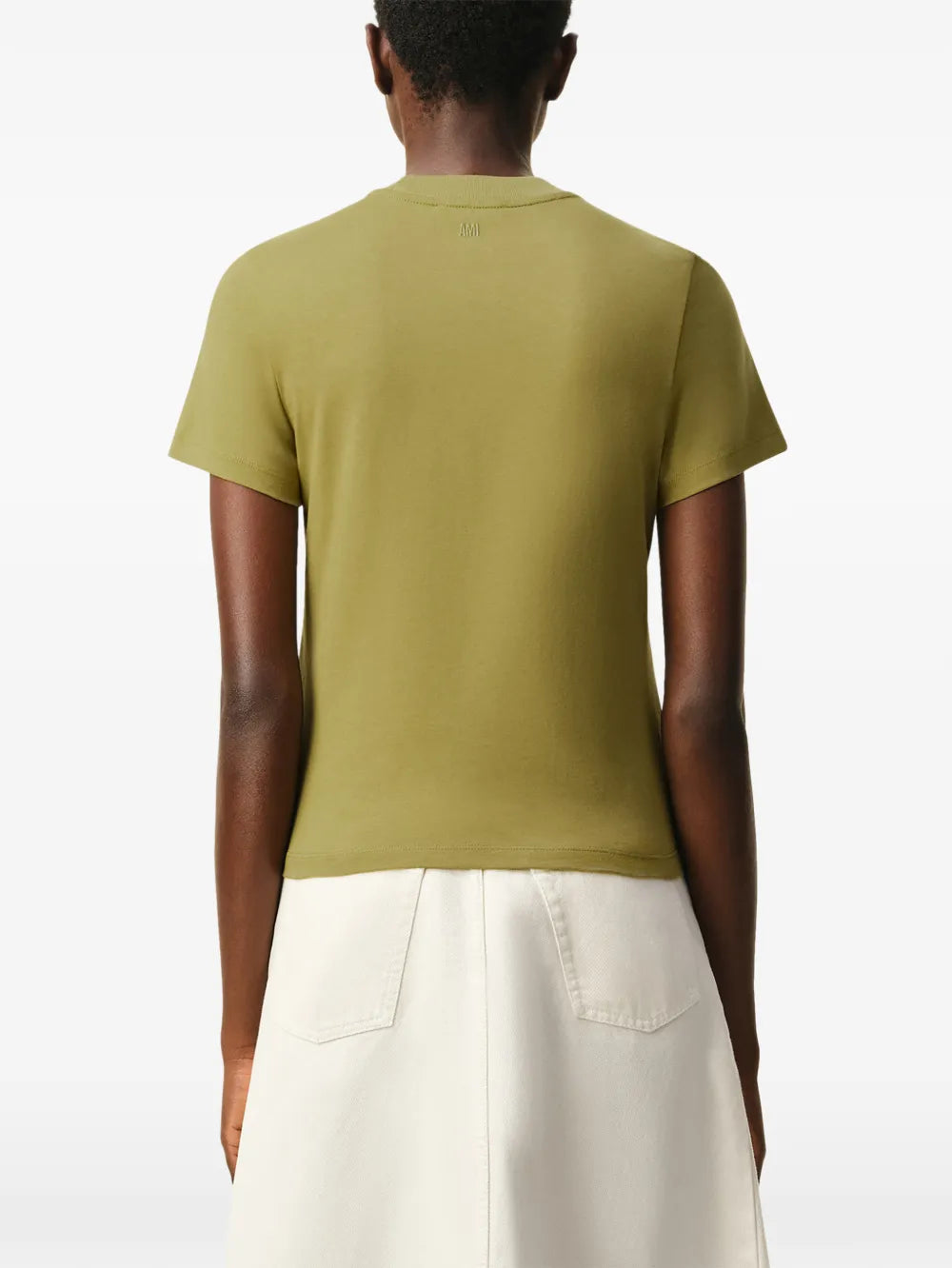 Paris coeur embroidered t-shirt-AMI-Verso