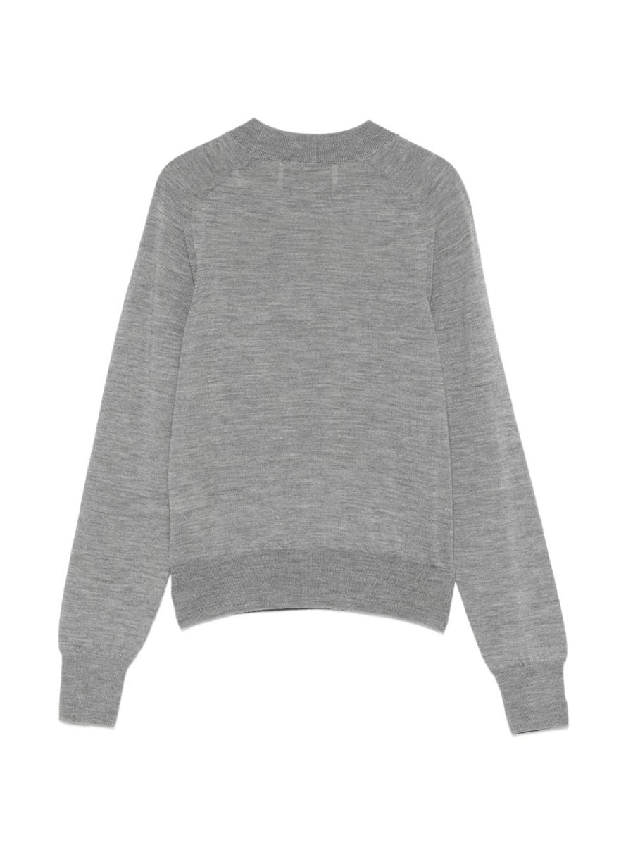 Paris crewneck detail jumper-AMI-Verso