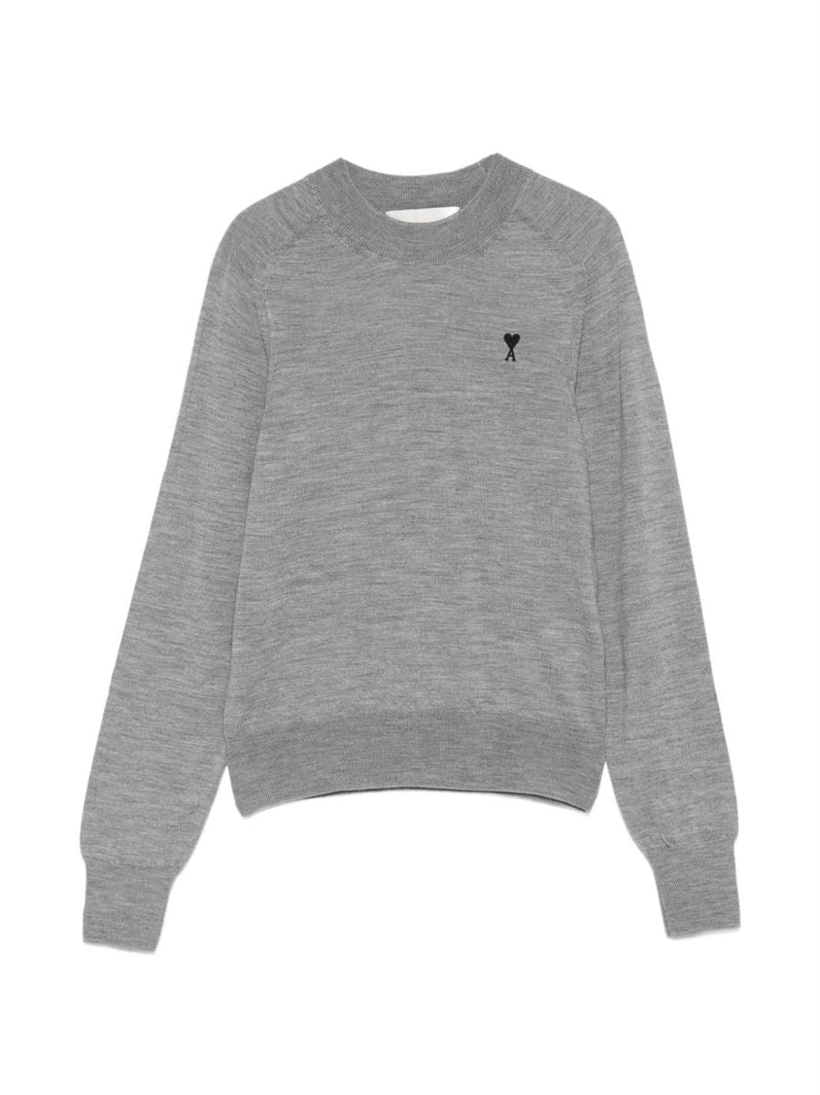 Paris crewneck detail jumper-AMI-306679-XXS-Verso