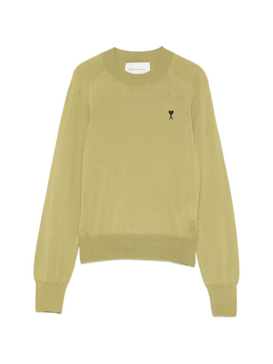 Paris crewneck detail jumper-AMI-306680-XXS-Verso
