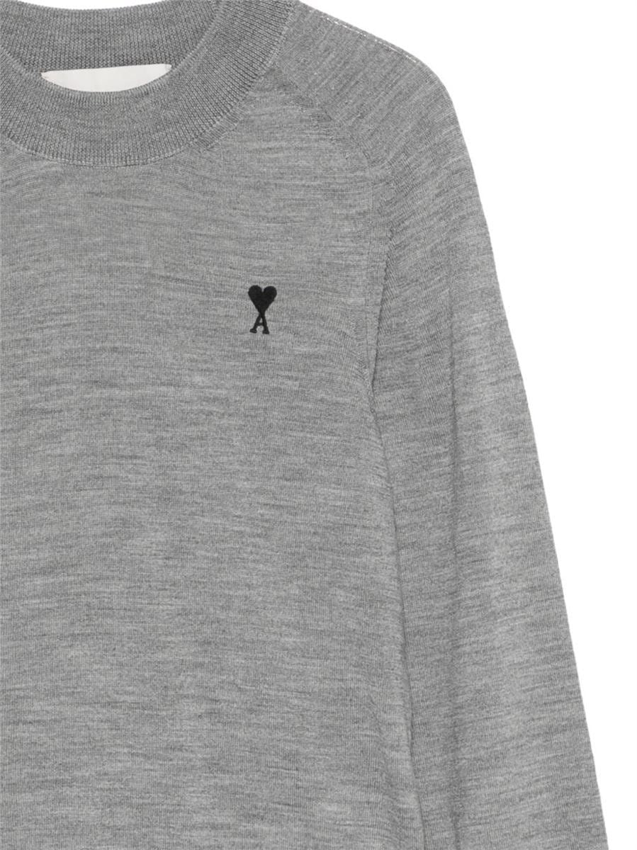 Paris crewneck detail jumper-AMI-Verso