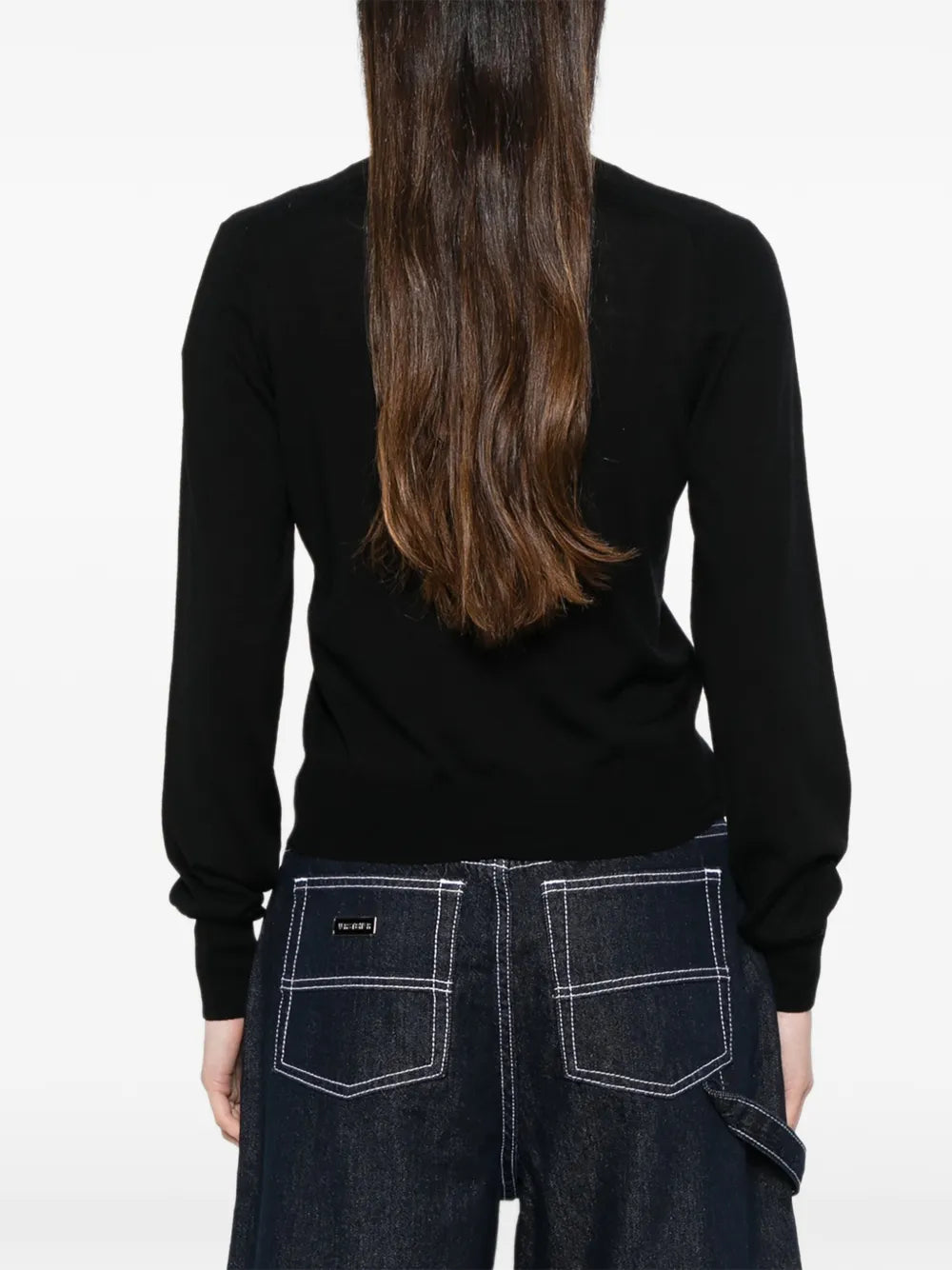 Paris crewneck detail jumper-AMI-Verso