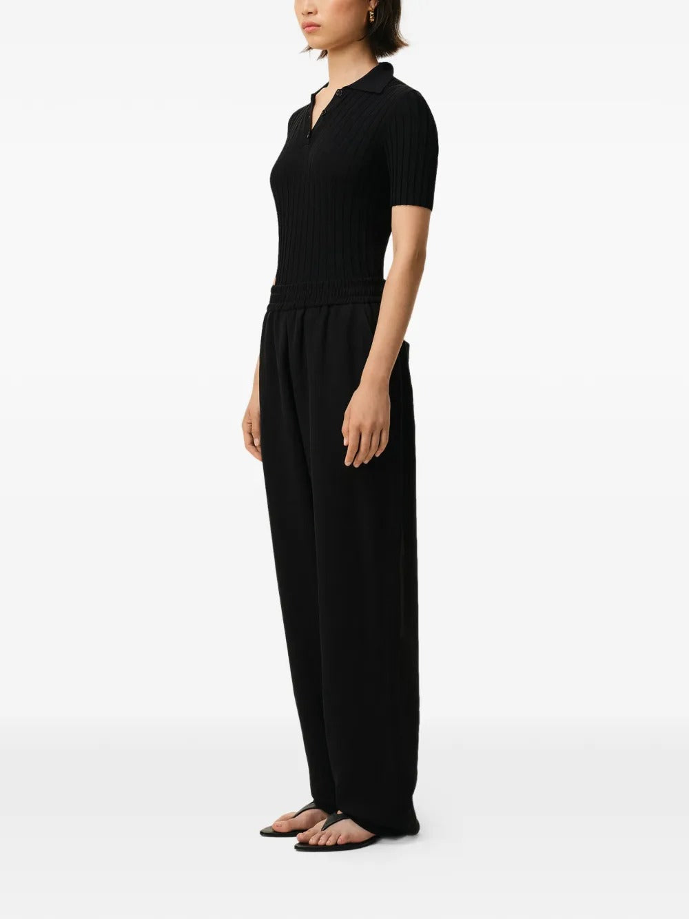 Paris elasticated waist trousers-AMI-Verso