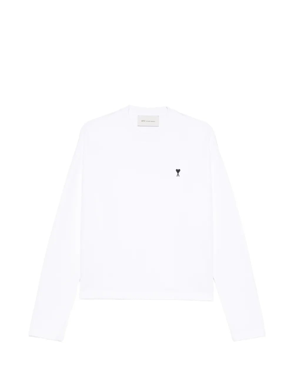 Paris long-sleeved embroidered sweatshirt-AMI-306715-XS-Verso