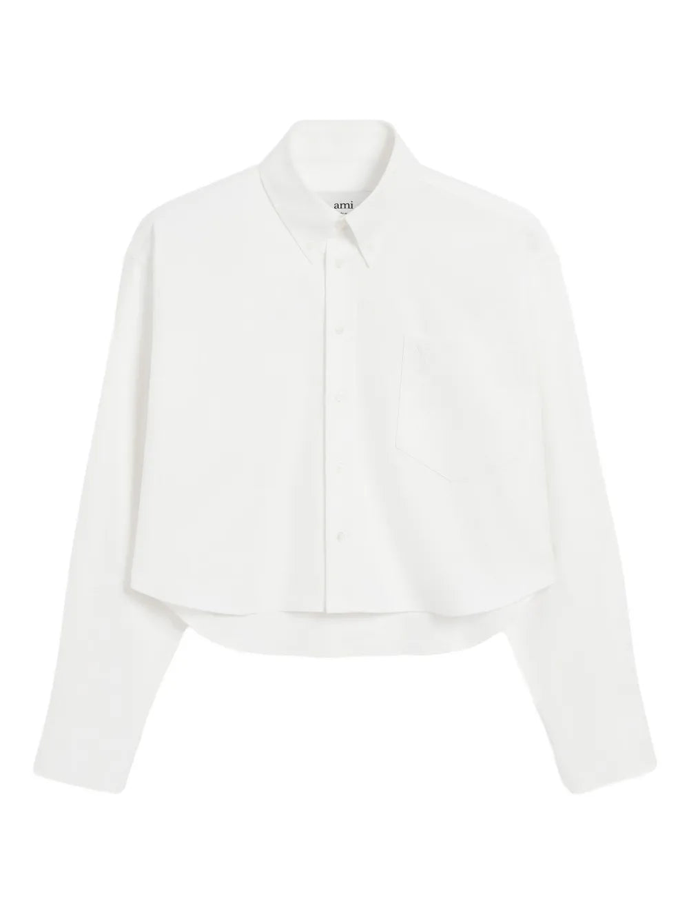 Paris mother-of-pearl button shirt-AMI-Verso