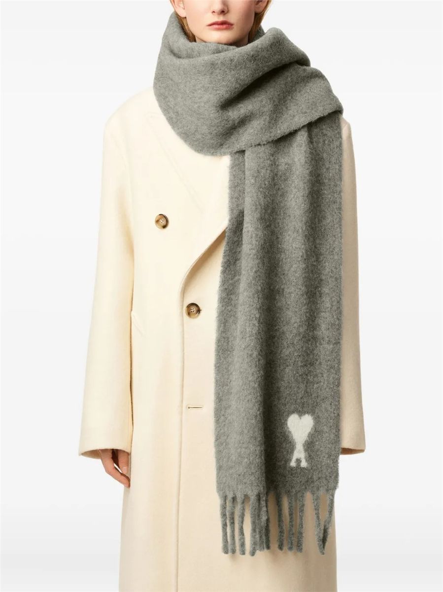 Paris off ami de coeur scarf-AMI-Verso