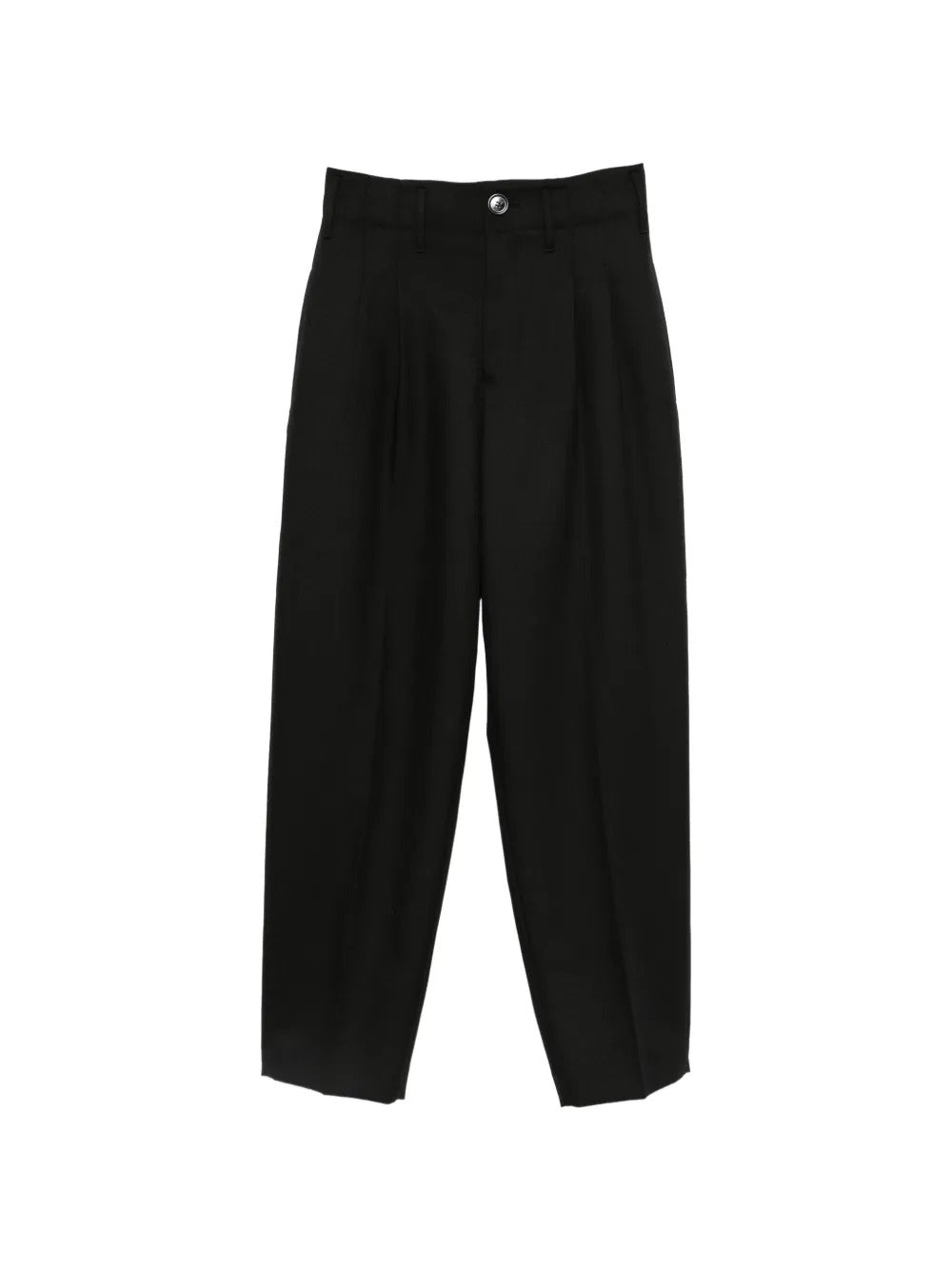Paris Pleated Straight-Leg Trousers-AMI-312083-38-Verso