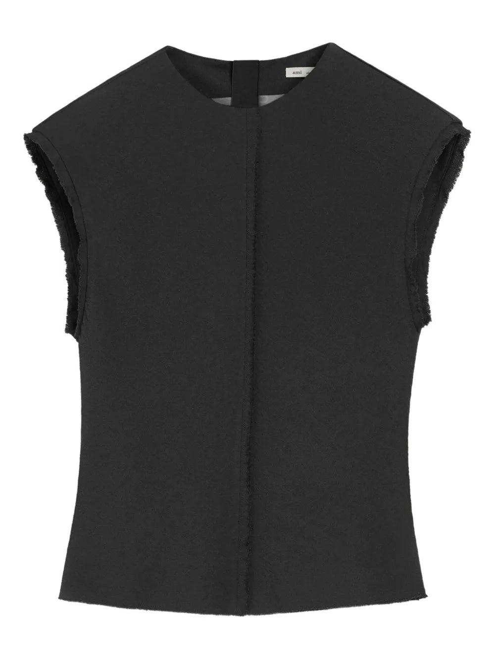Paris raw-edge sleeveless top-AMI-Verso