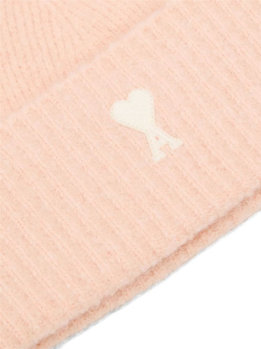 Paris striped ami de coeur beanie-AMI-Verso