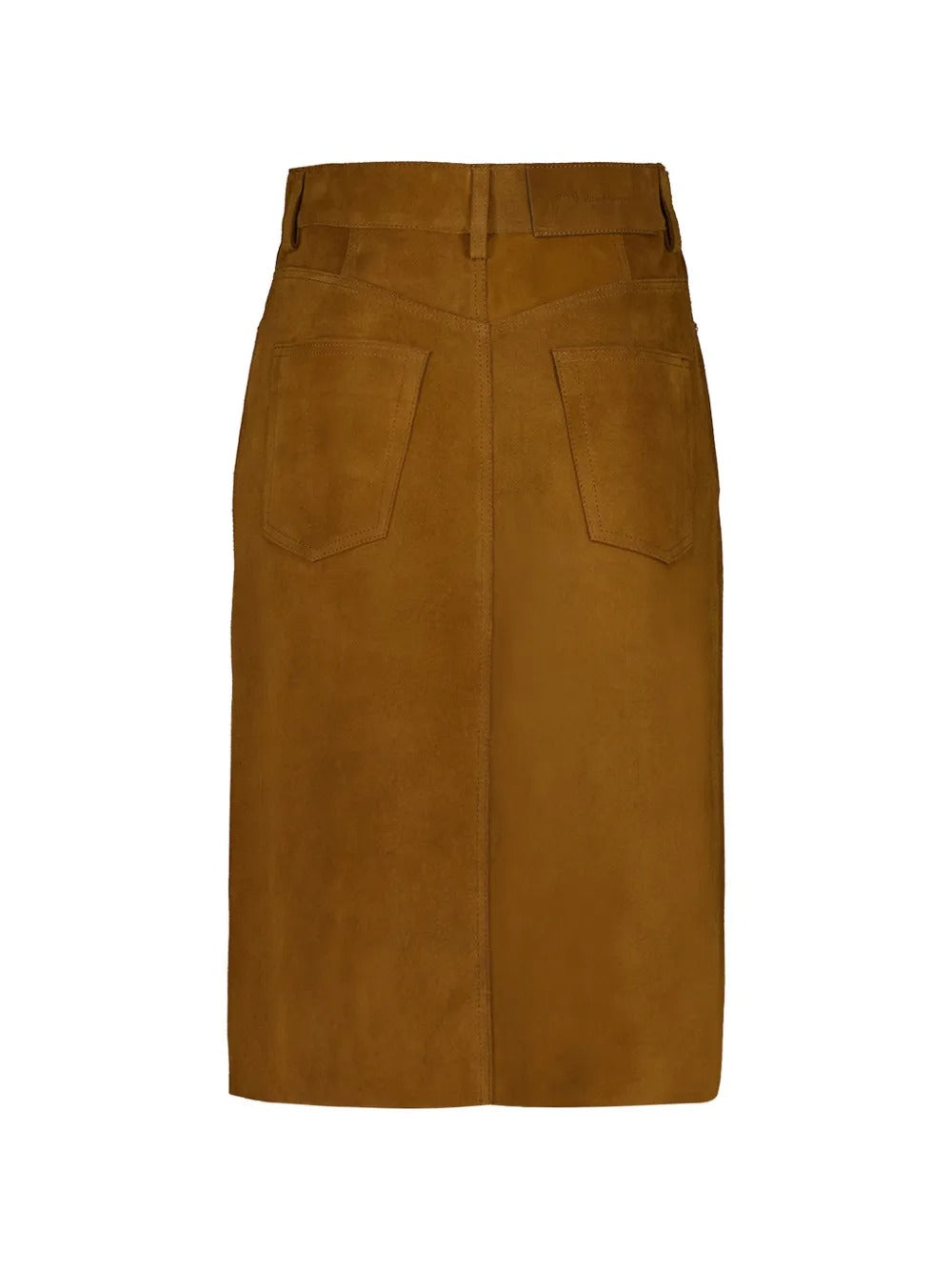 Paris suede midi skirt-AMI-Verso