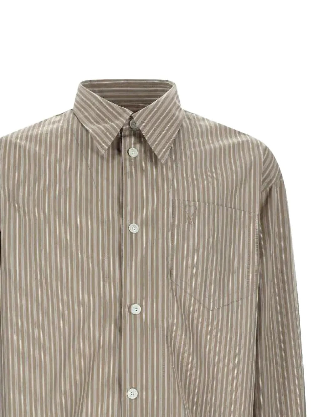 Paris vertical-stripe ami de coeur shirt-AMI-Verso