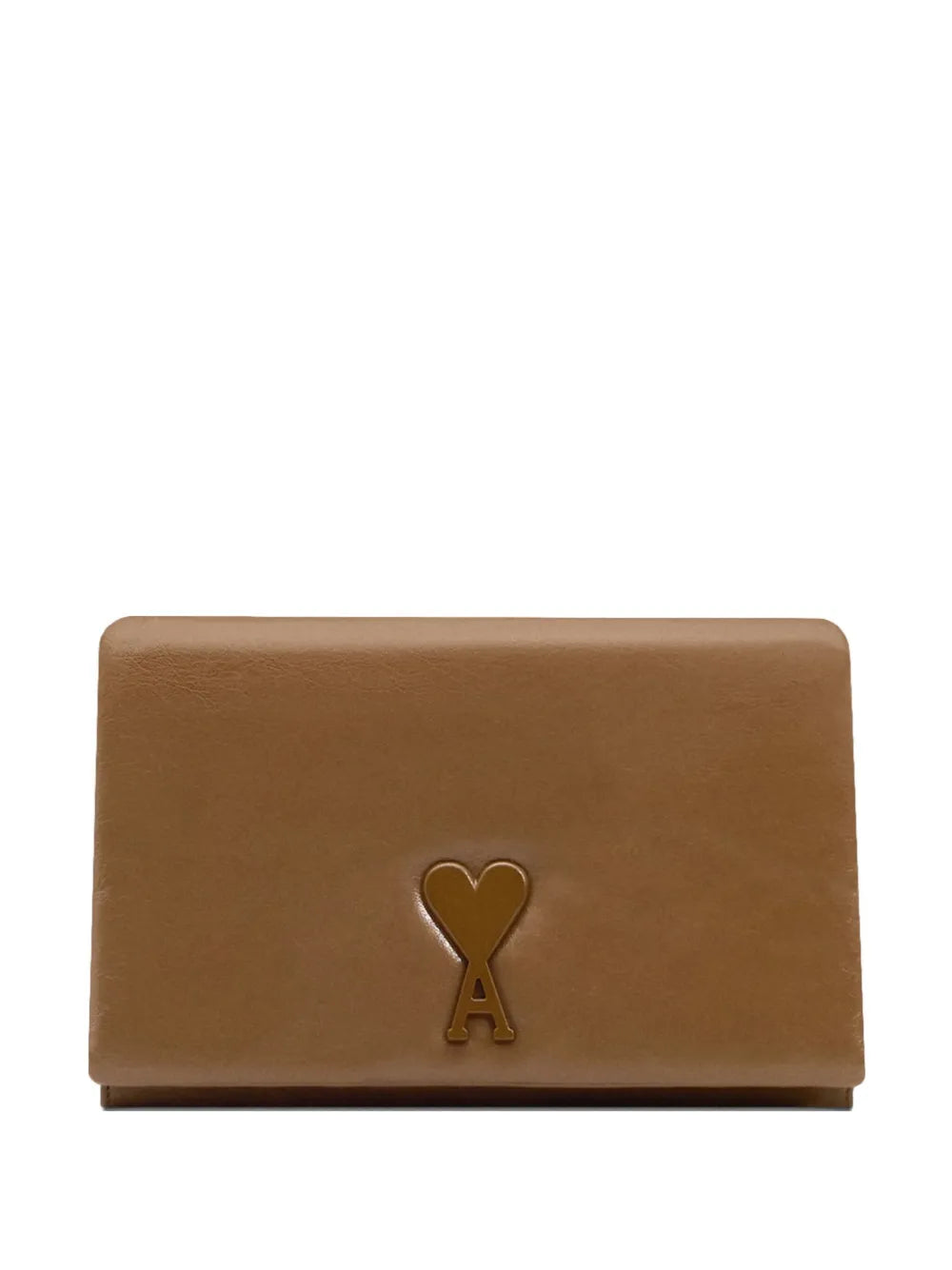 Paris voulez vous leather wallet-AMI-Verso
