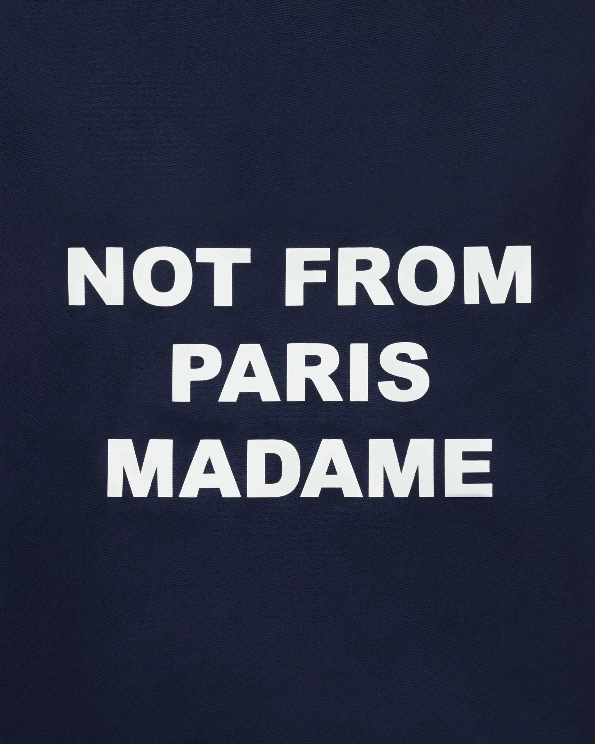 Parka slogan-DRÔLE DE MONSIEUR-Verso
