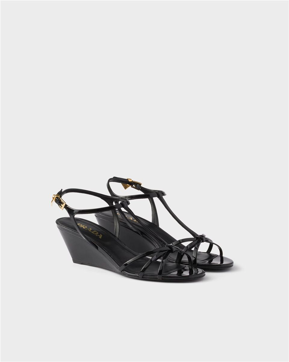 Patent leather sandals-PRADA-Verso