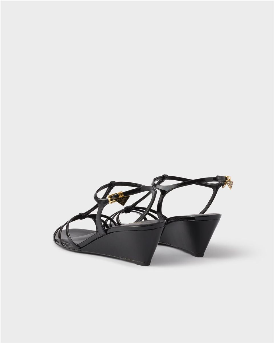 Patent leather sandals-PRADA-Verso