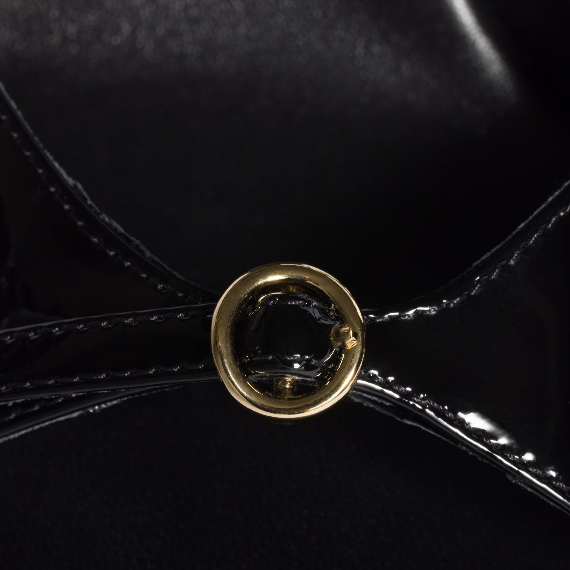 Patent leather sandals with buckles-MIU MIU-Verso