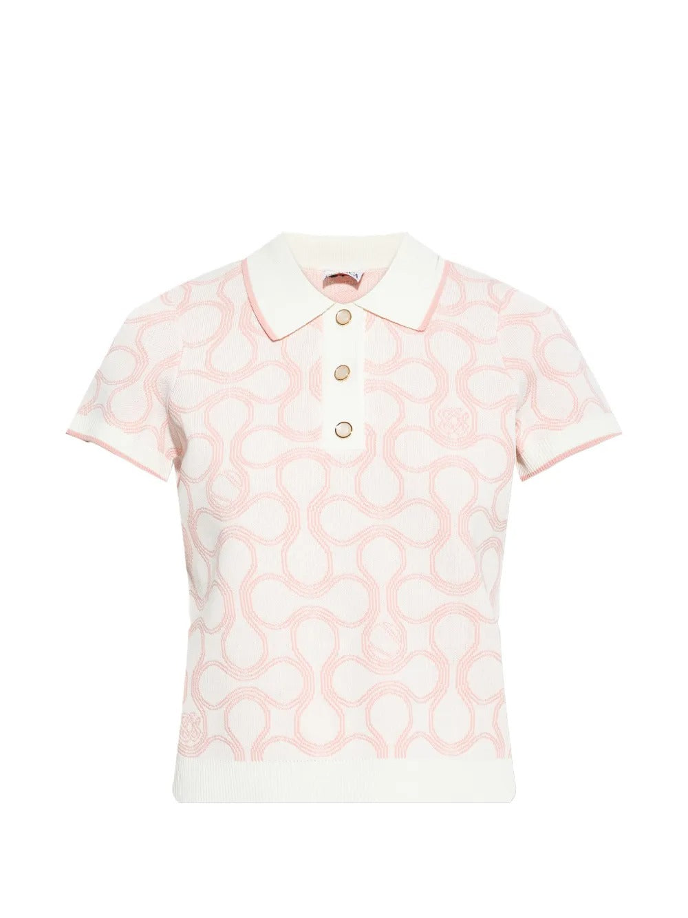 Patterned polo top-CASABLANCA-Verso