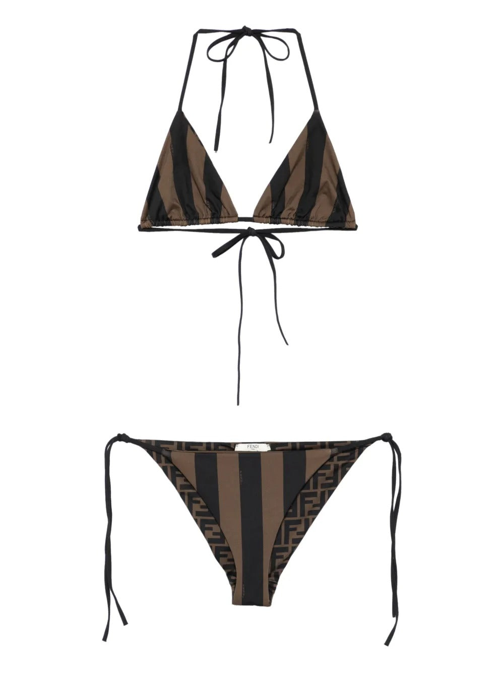 Patterned reversible bikini-FENDI-Verso