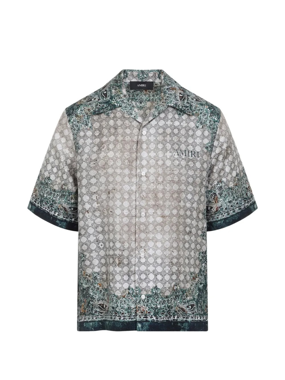 Patterned silk shirt-AMIRI-Verso