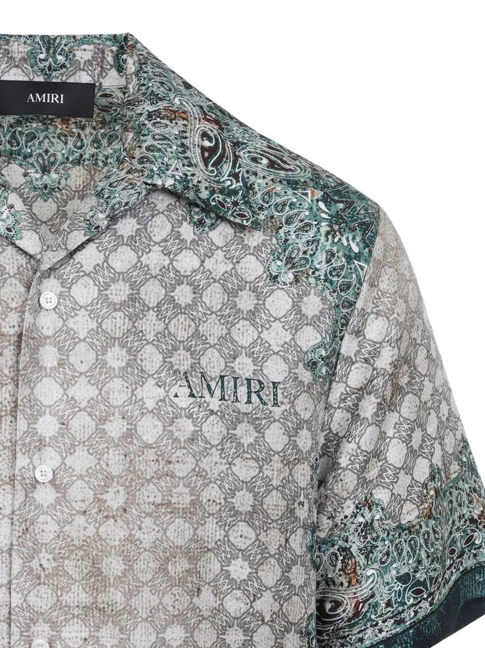 Patterned silk shirt-AMIRI-Verso