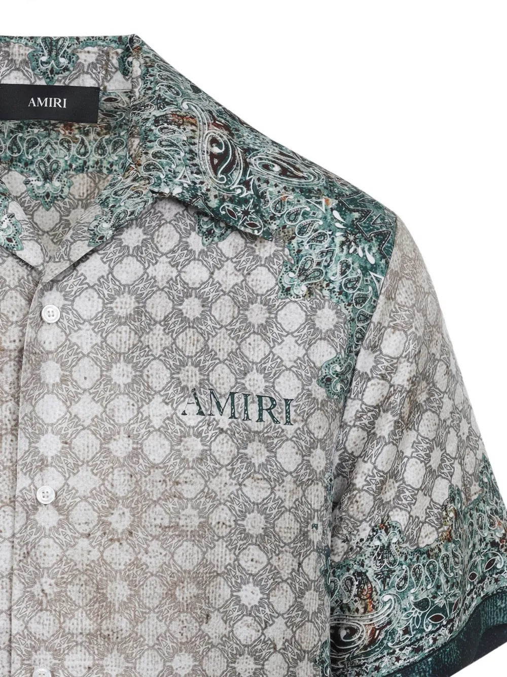 Patterned silk shirt-AMIRI-Verso