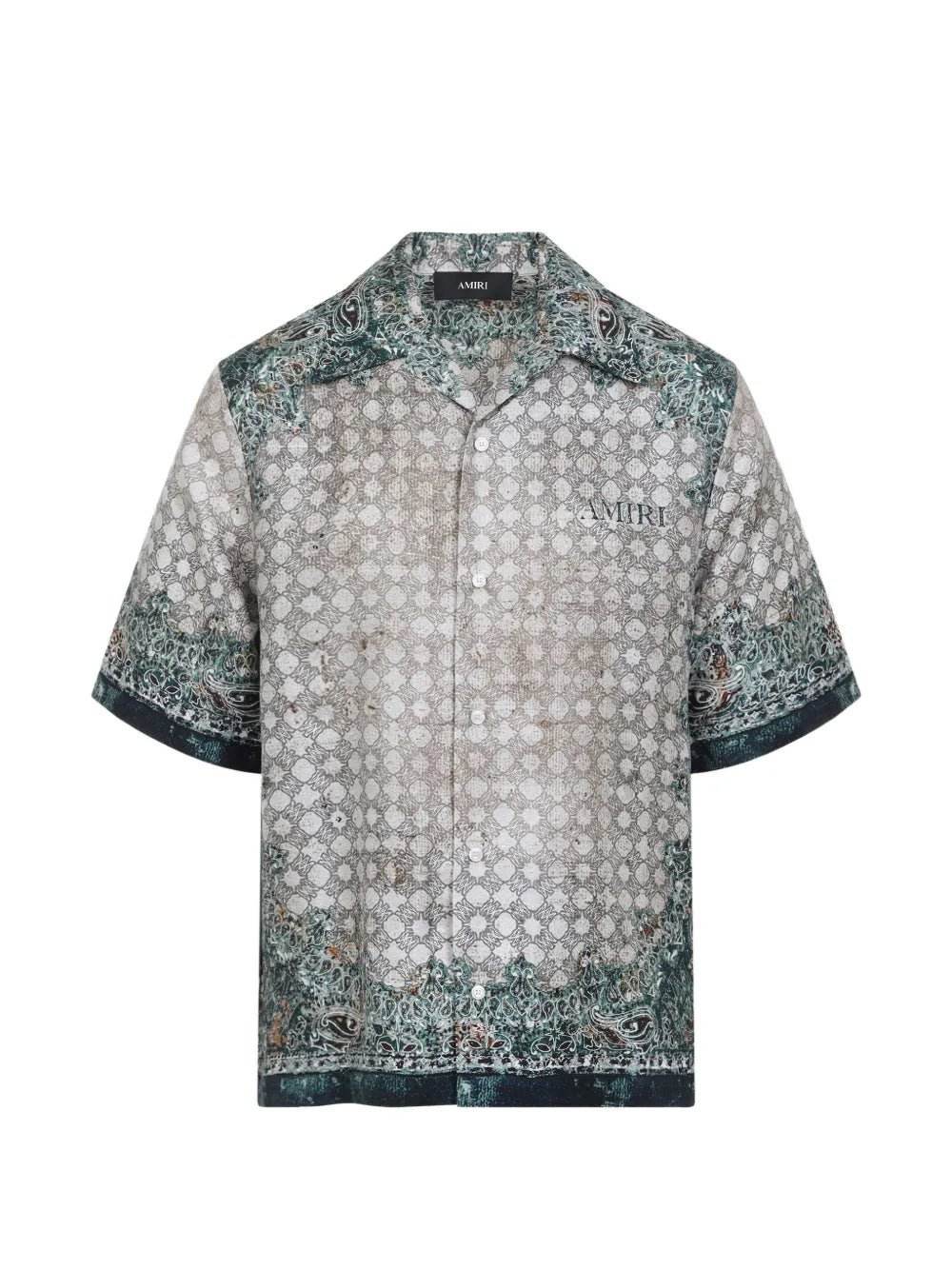 Patterned silk shirt-AMIRI-Verso