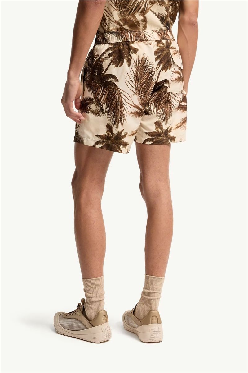 Patterned swim shorts-MONCLER-Verso