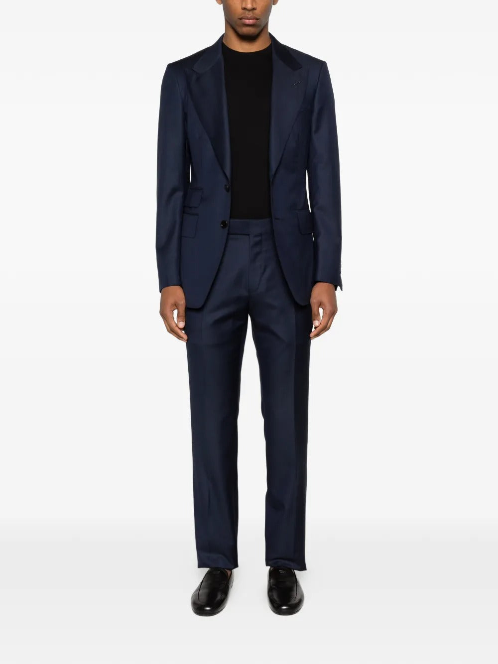Perforated Crew-Neck T-Shirt-TOM FORD-Verso