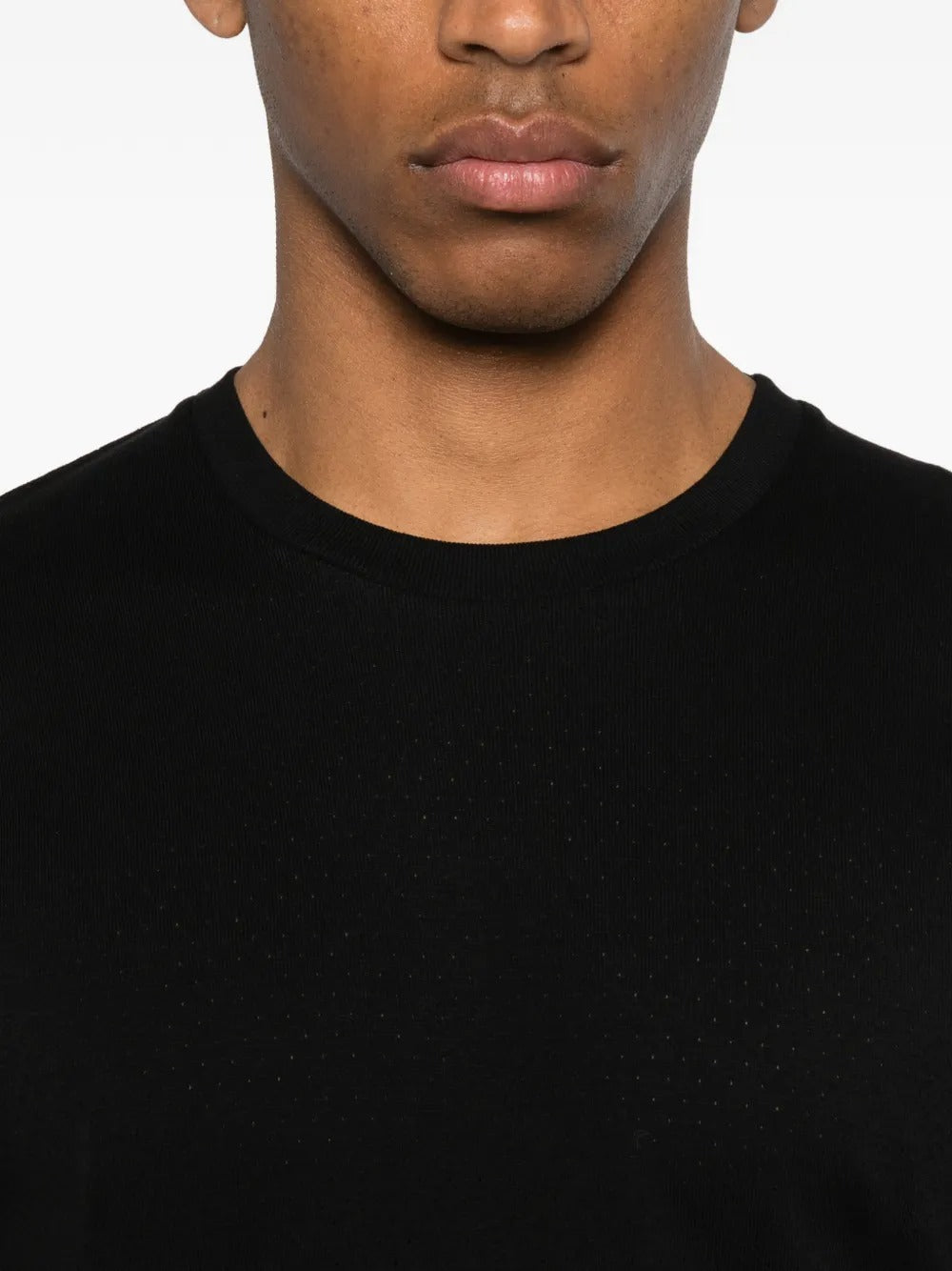 Perforated Crew-Neck T-Shirt-TOM FORD-Verso