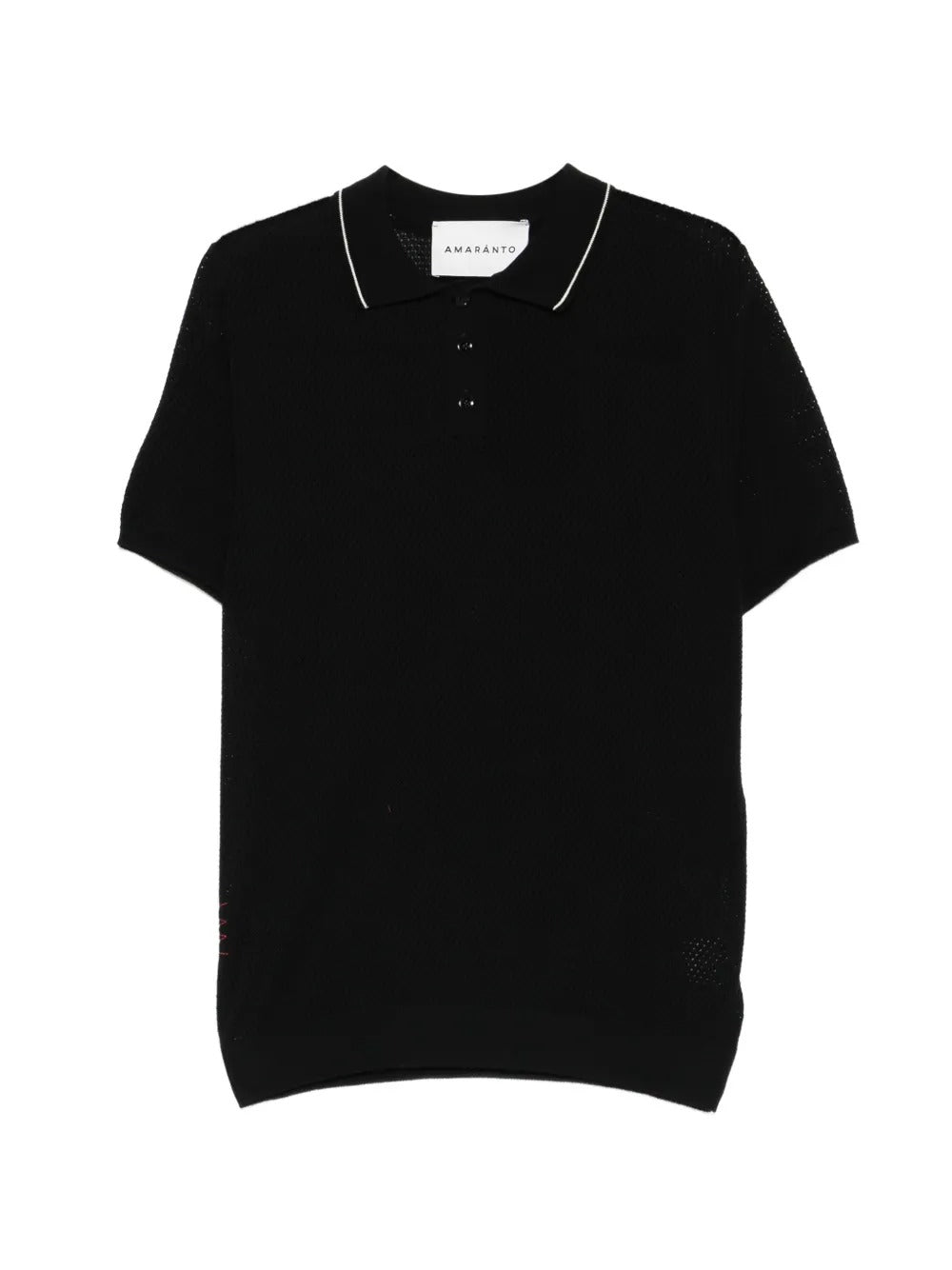 Perforated Polo Shirt-AMARÁNTO-308957-M-Verso