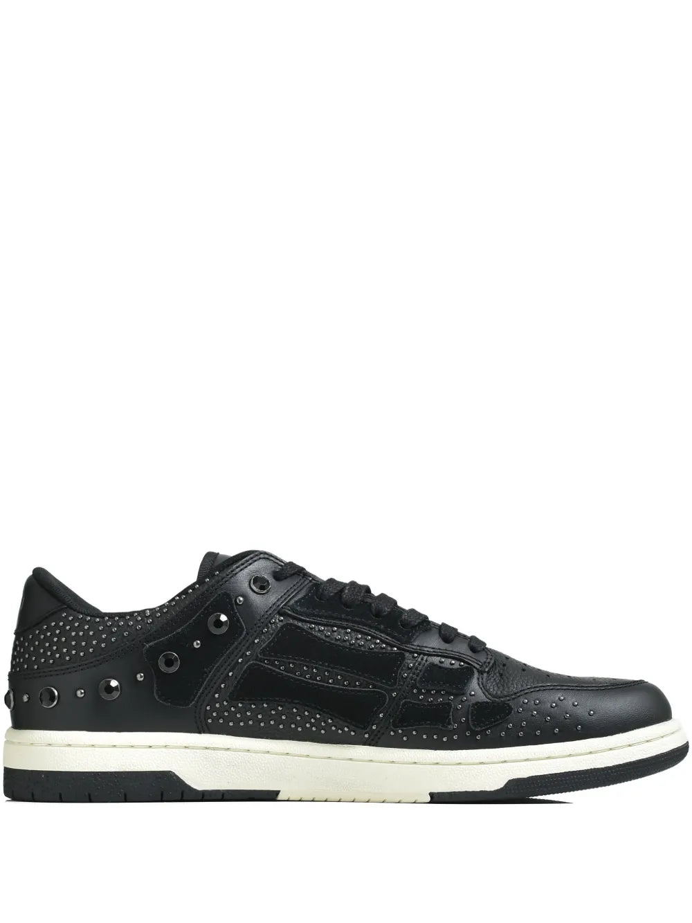 Perforated studded lace-up sneakers-AMIRI-Verso