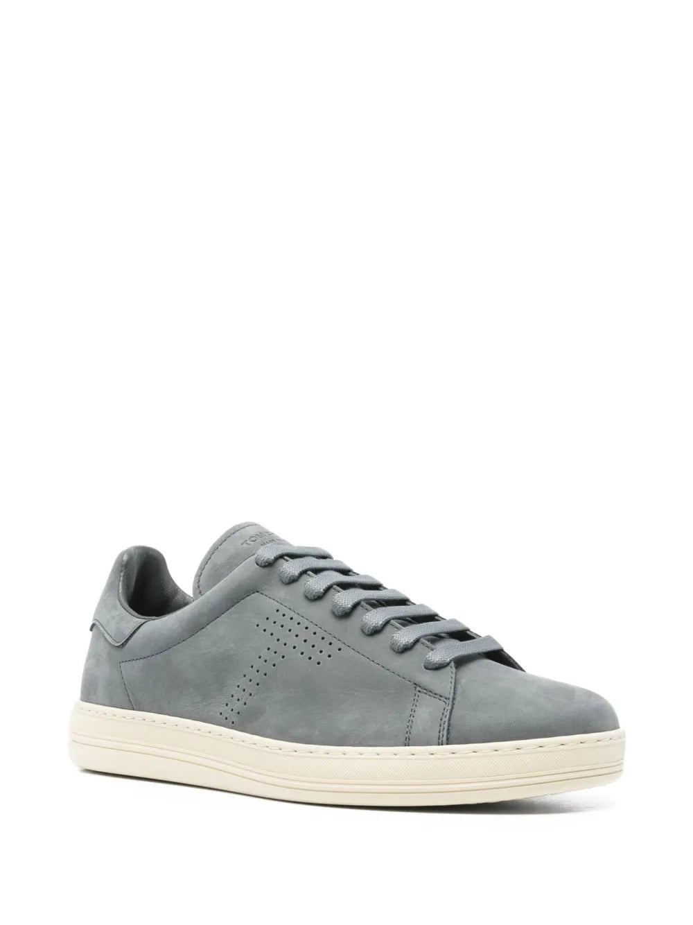 Perforated suede sneakers-TOM FORD-Verso