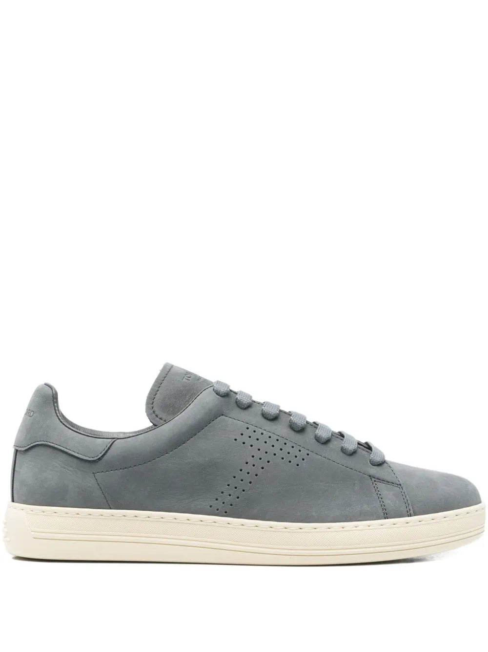 Perforated suede sneakers-TOM FORD-Verso