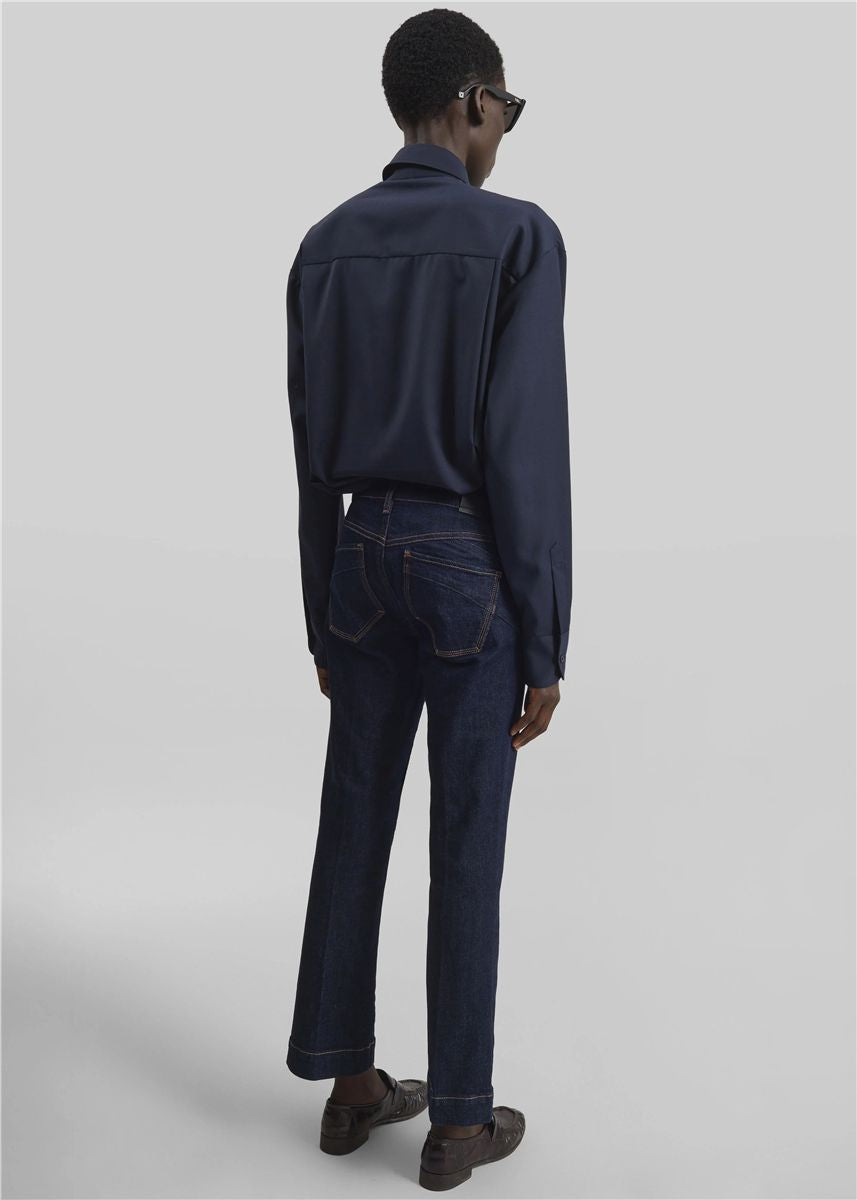 Peri tie neck shirt-THE FRANKIE SHOP-Verso