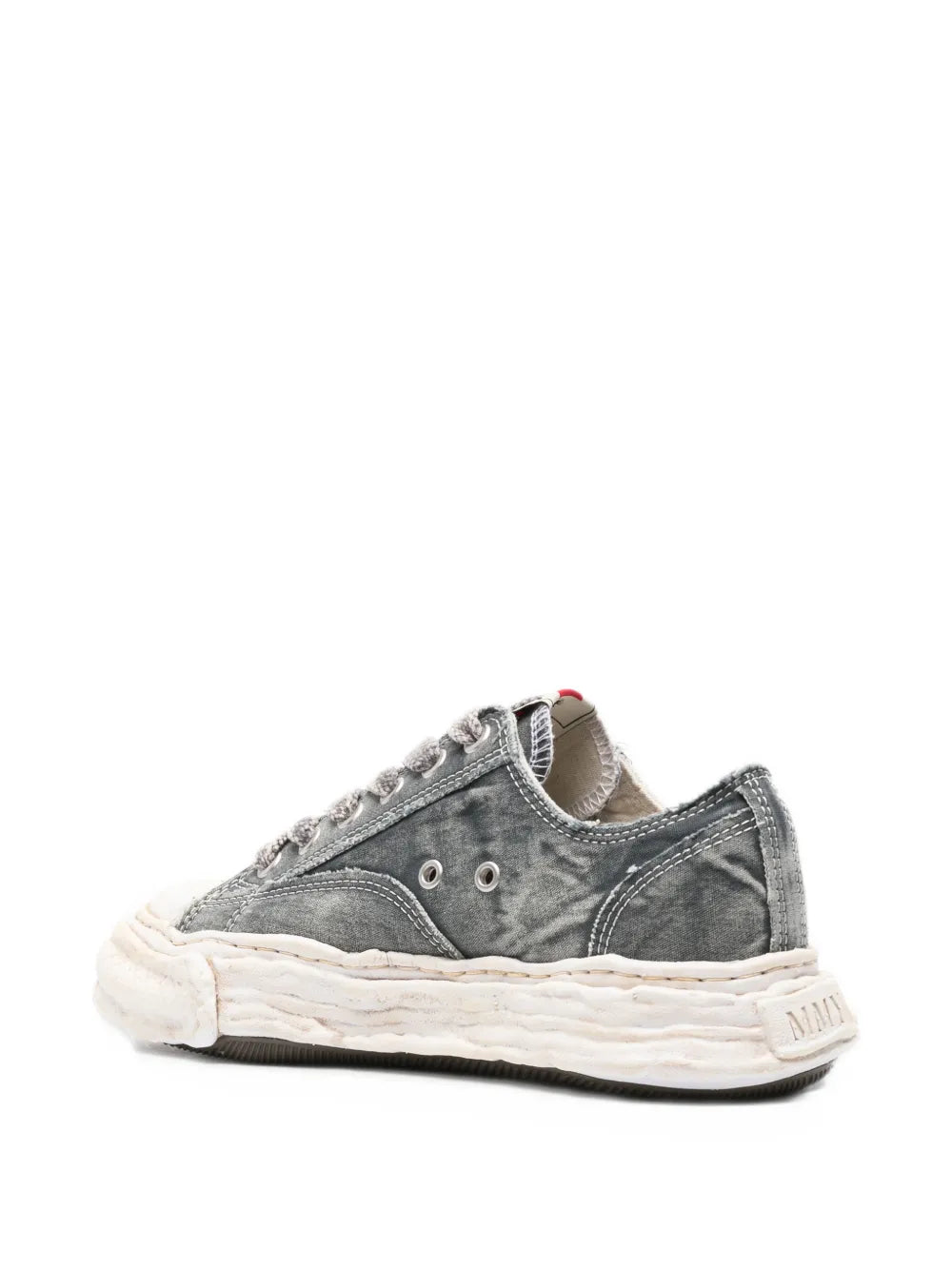 Peterson23 og sole bleached canvas low-top sneakers-MAISON MIHARA YASUHIRO-Verso
